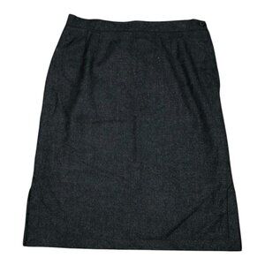 Valentino‎ Boutique Wool/Cashmire Gray Skirt Women’s Size 12